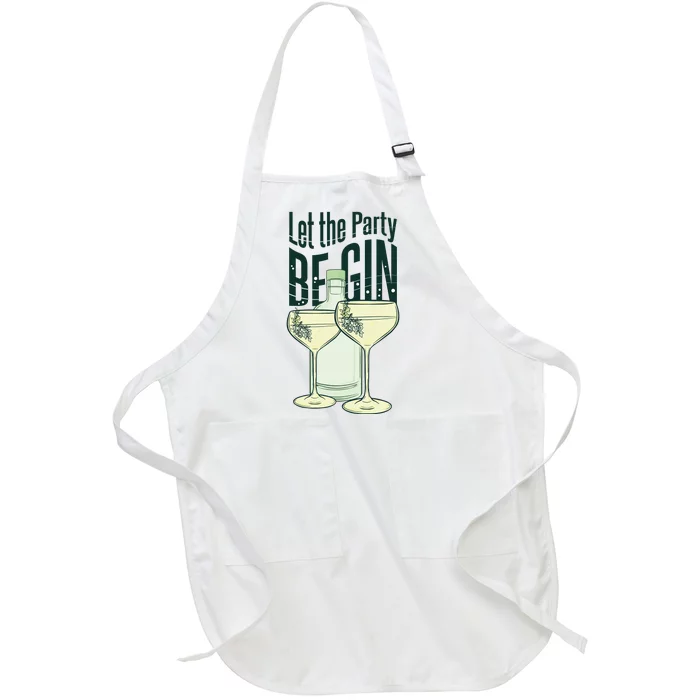 Let The Party Begin Celebration Full-Length Apron With Pocket