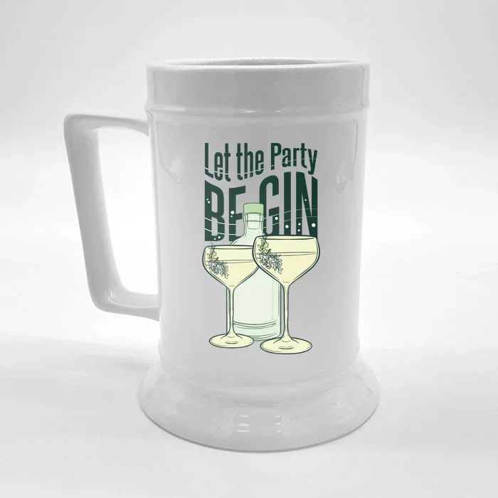 Let The Party Begin Celebration Front & Back Beer Stein