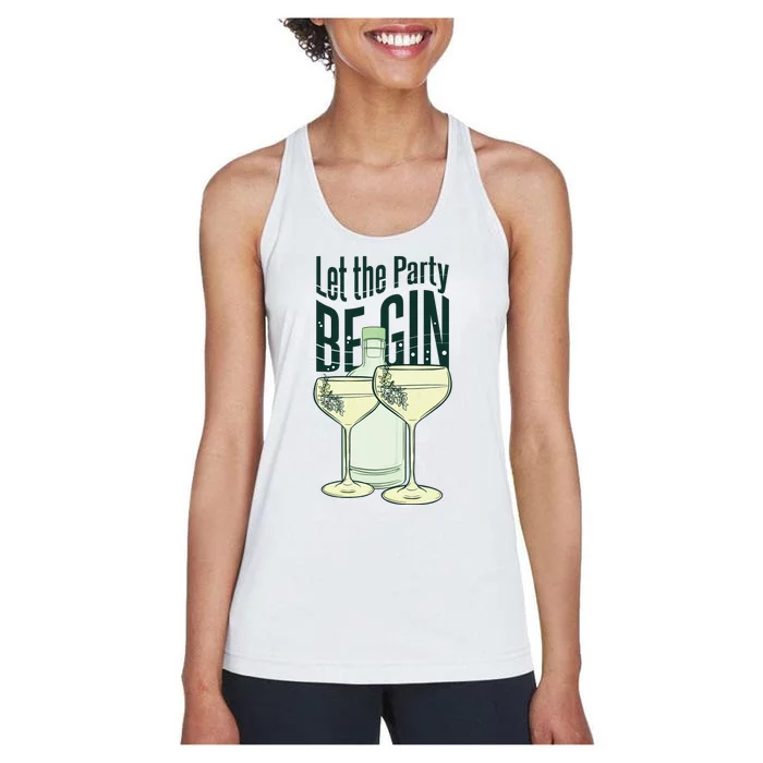 Let The Party Begin Celebration Women's Racerback Tank