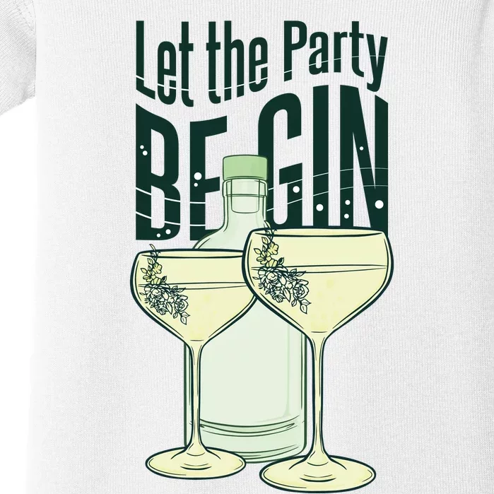 Let The Party Begin Celebration Baby Bodysuit