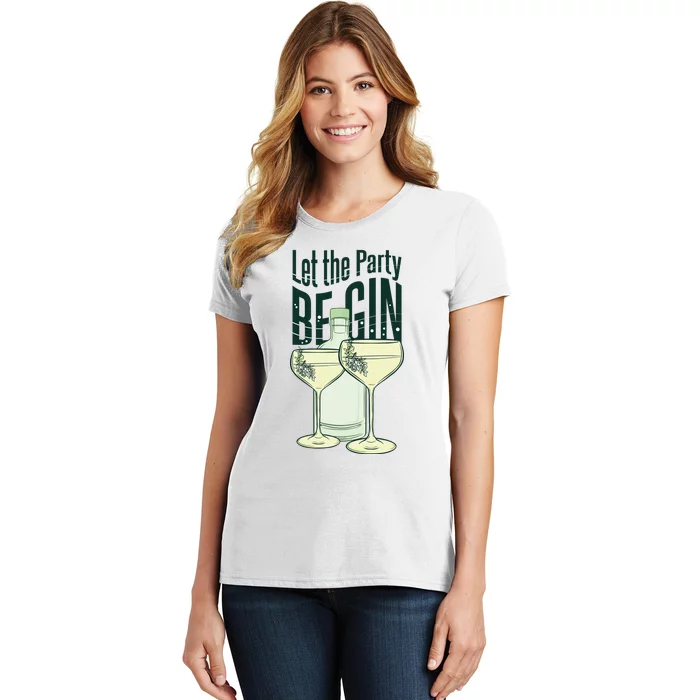 Let The Party Begin Celebration Women's T-Shirt