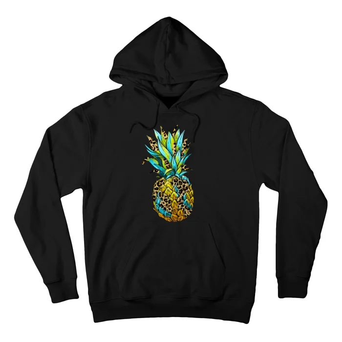 Leopard Tropical Pineapple Hoodie