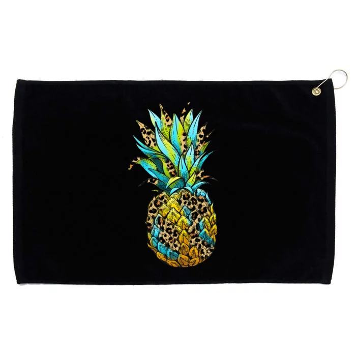 Leopard Tropical Pineapple Grommeted Golf Towel