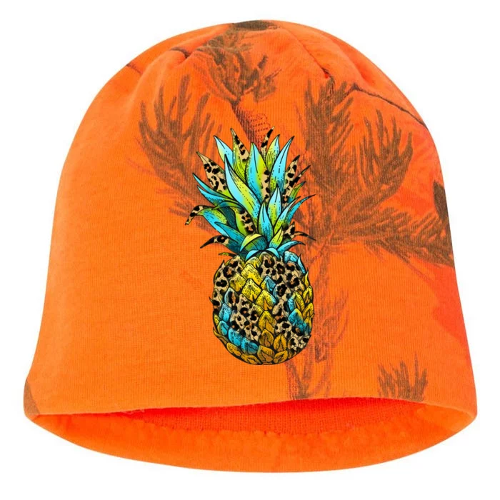 Leopard Tropical Pineapple Kati - Camo Knit Beanie