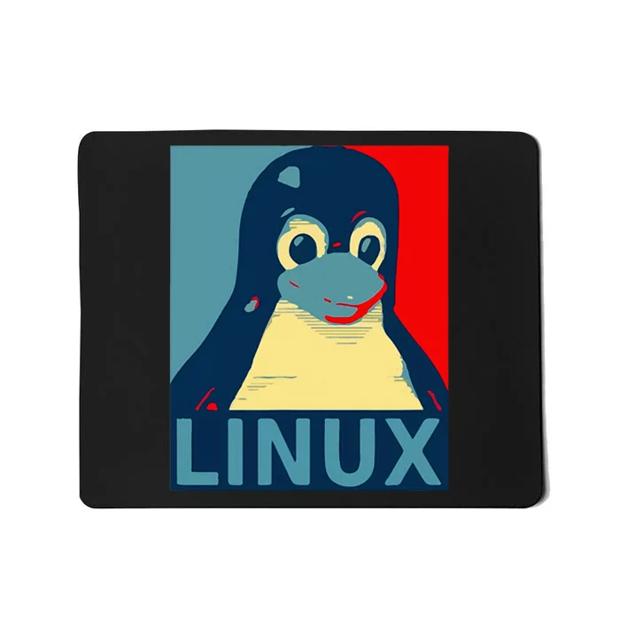 Linux Tux Penguin Graphic Design Mousepad