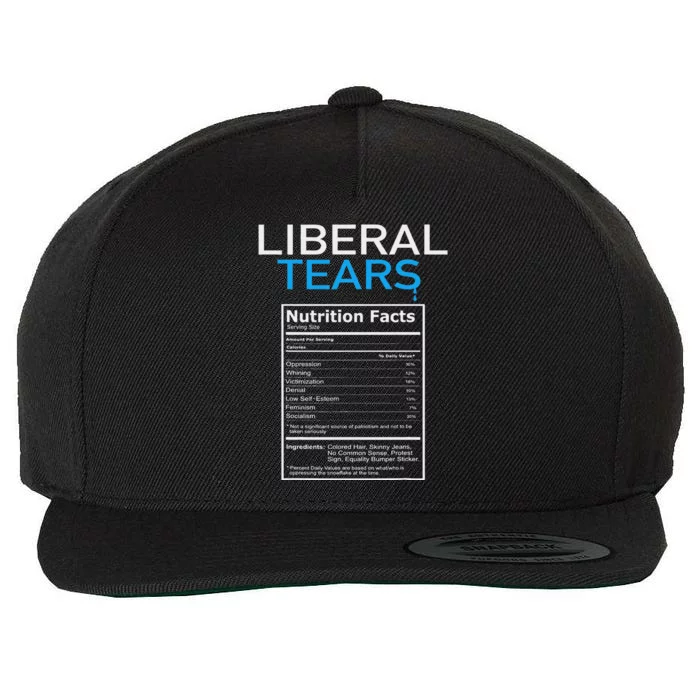 Liberal Tears Pro Trump Wool Snapback Cap