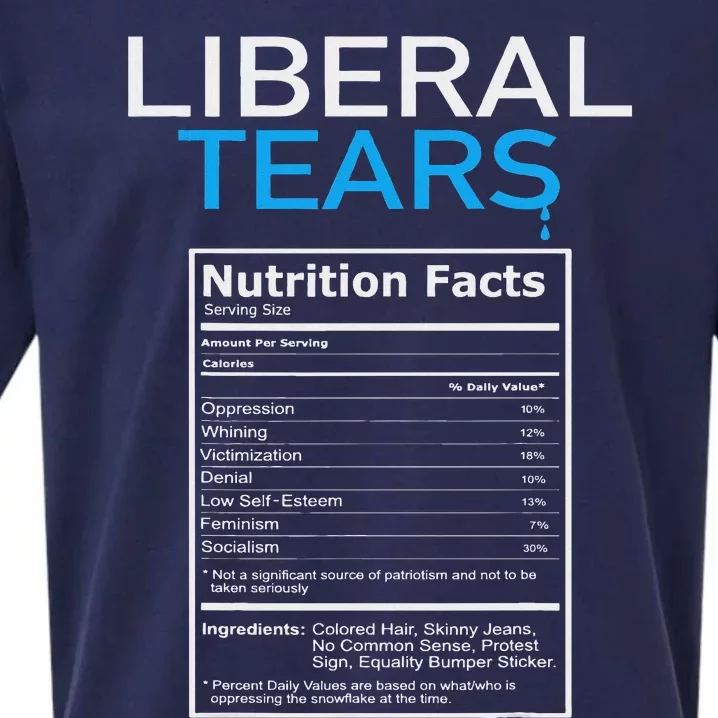 Liberal Tears Pro Trump Sueded Cloud Jersey T-Shirt