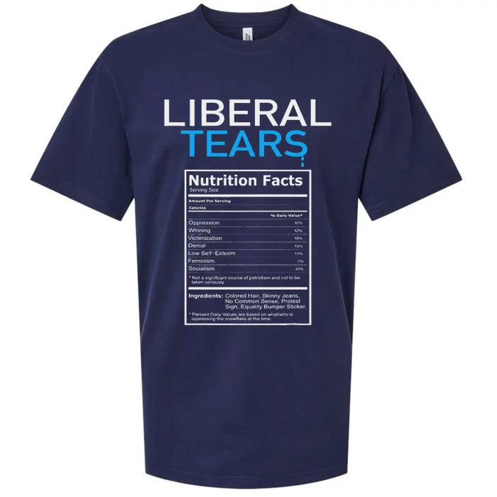 Liberal Tears Pro Trump Sueded Cloud Jersey T-Shirt