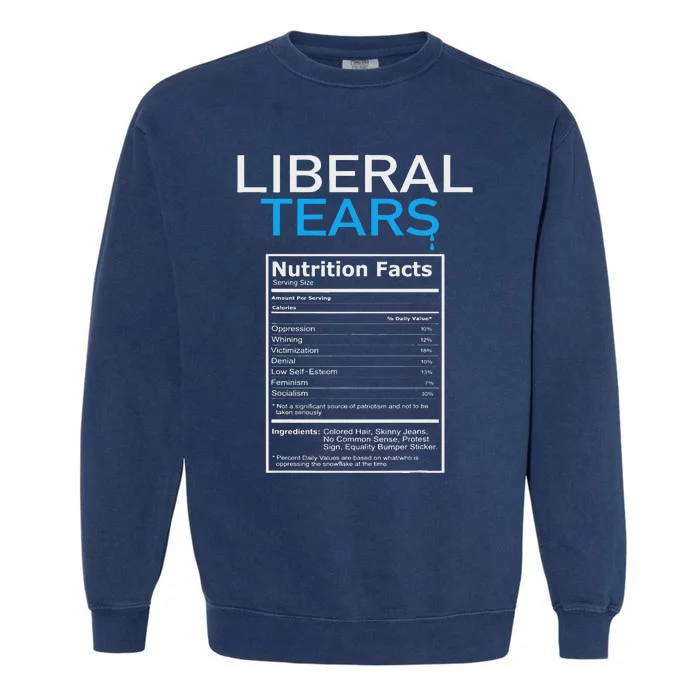 Liberal Tears Pro Trump Garment-Dyed Sweatshirt