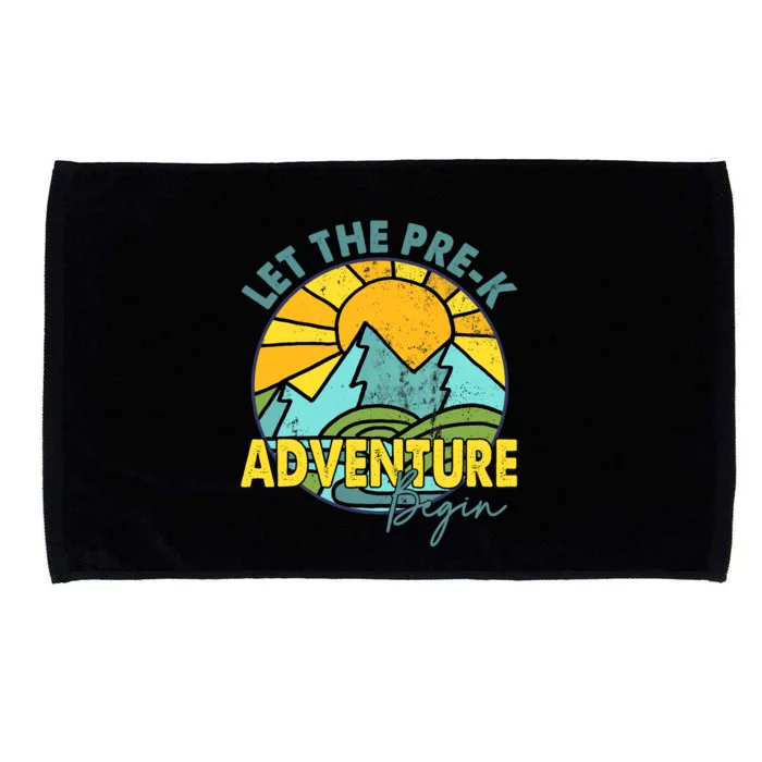 Let The Prek Adventure Begin Happy First Day Of School Microfiber Hand Towel