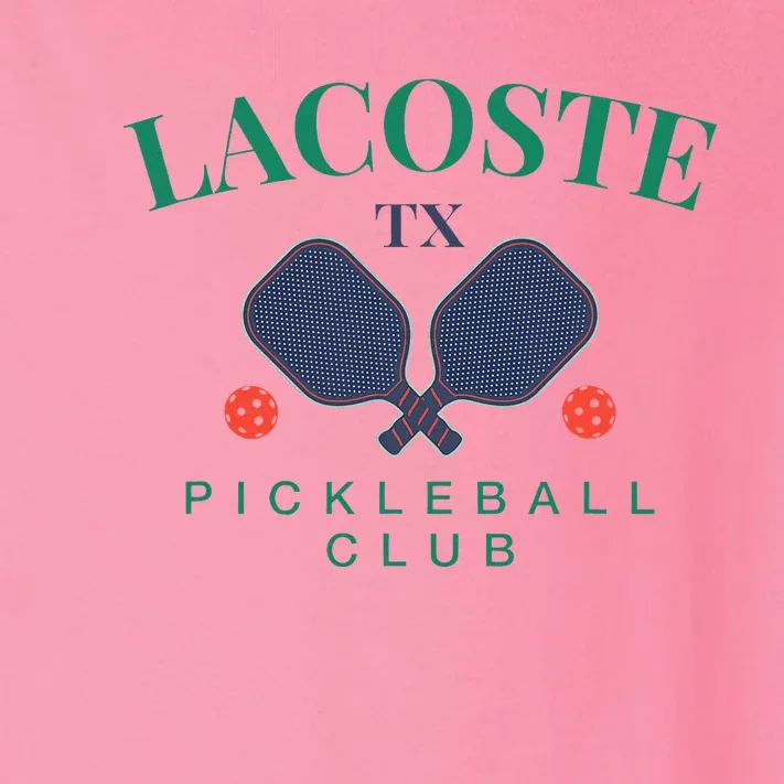 Lacoste Tx Pickleball Club For Paddle Players Toddler Long Sleeve Shirt