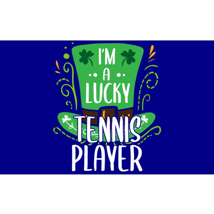 Lucky Tennis Player St Patrick's Day Tennis Players Gift Bumper Sticker