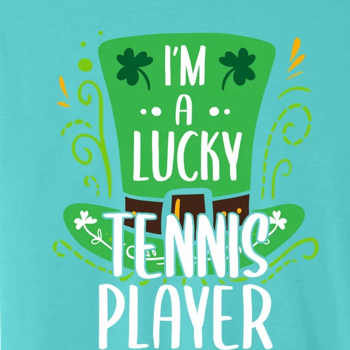 Lucky Tennis Player St Patrick's Day Tennis Players Gift ChromaSoft Performance T-Shirt