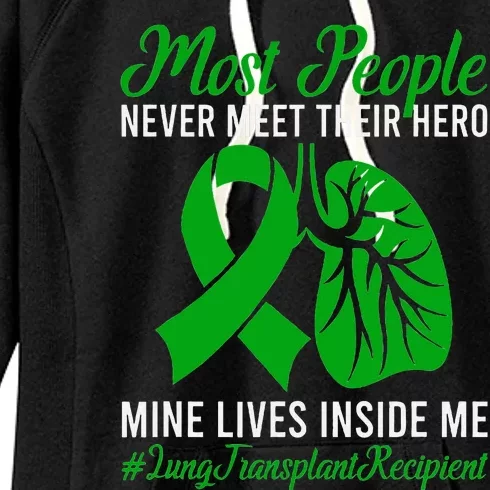 Lung Transplant Recipient Lung Transplant Survivor Women's Fleece Hoodie