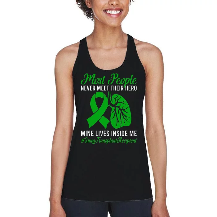 Lung Transplant Recipient Lung Transplant Survivor Women's Racerback Tank