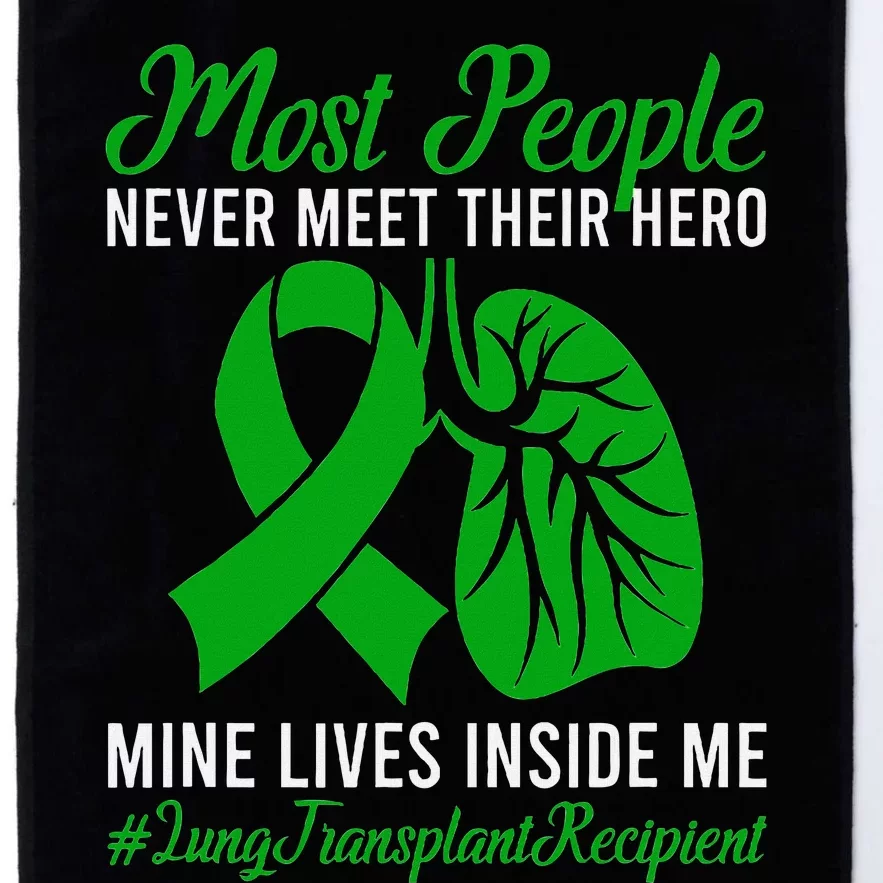 Lung Transplant Recipient Lung Transplant Survivor Platinum Collection Golf Towel