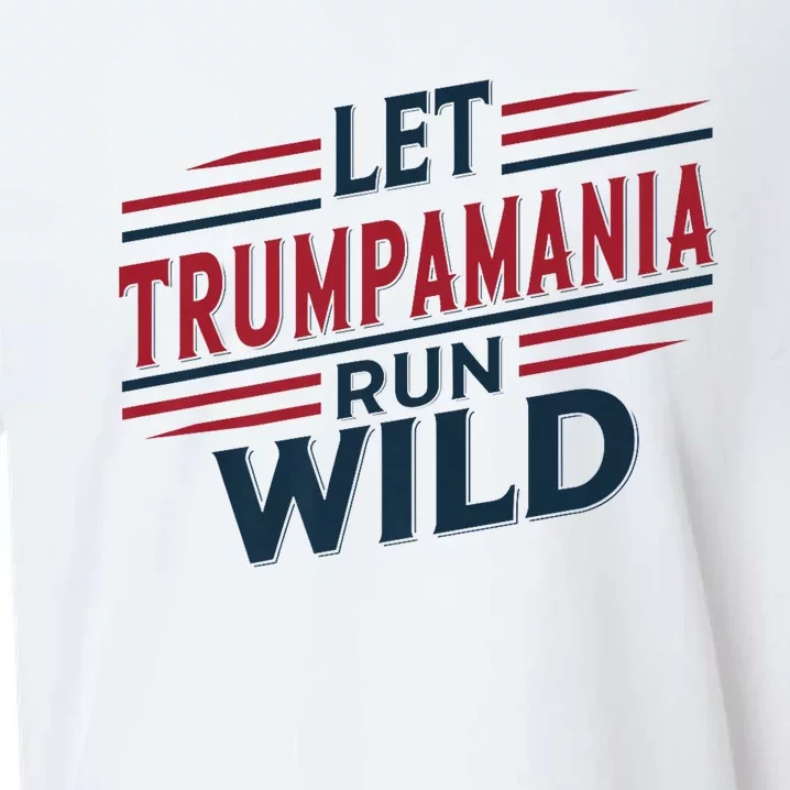 Let Trumpamania Run Wild Trump Wrestling Meme Fake News Network Trump Mania Sueded Cloud Jersey T-Shirt