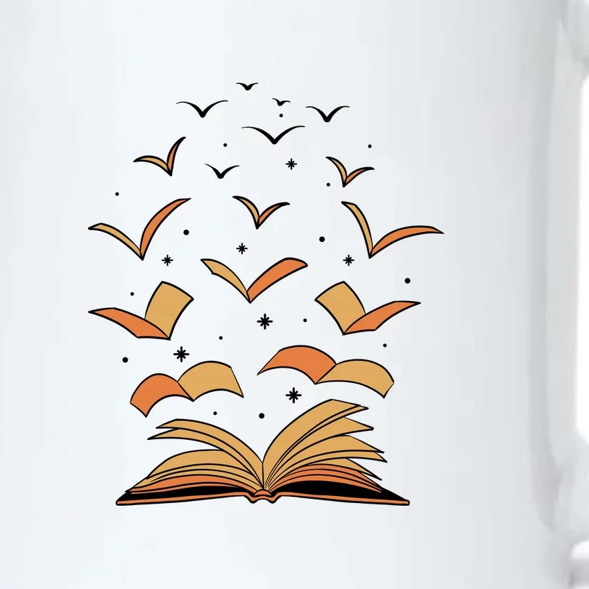 Literature Teacher Reading Books Gift Book Lover Black Color Changing Mug