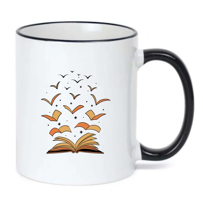 Literature Teacher Reading Books Gift Book Lover Black Color Changing Mug