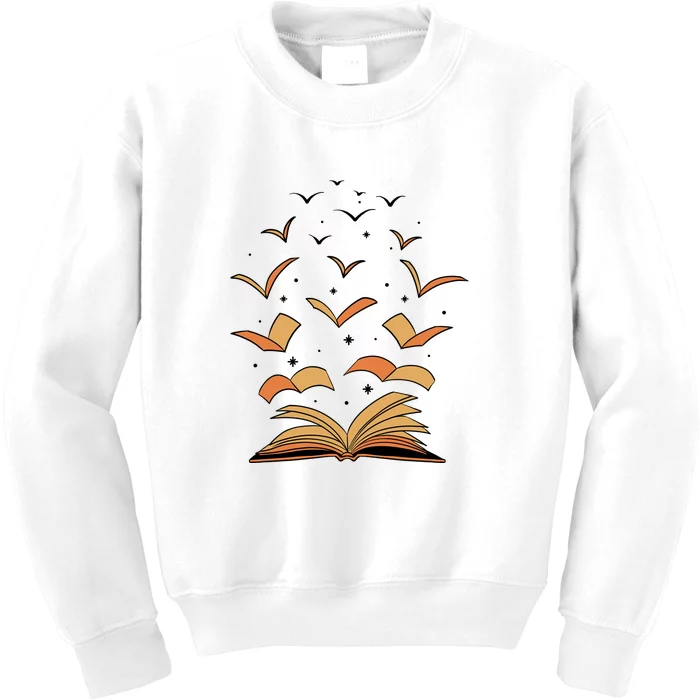 Literature Teacher Reading Books Gift Book Lover Kids Sweatshirt