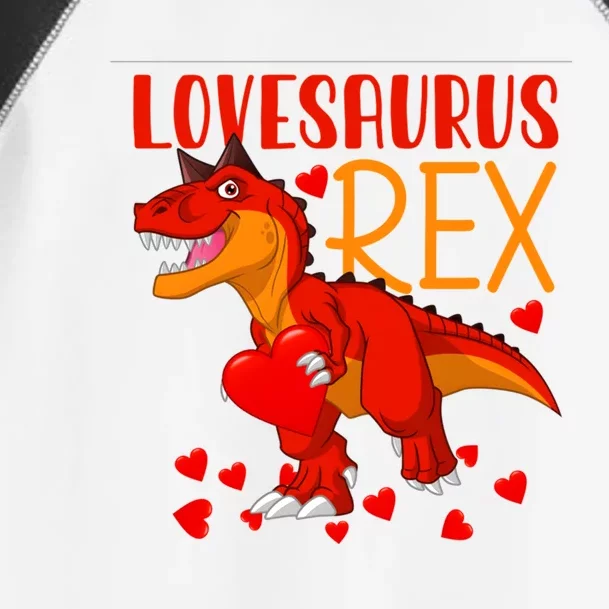 Lovesaurus T Rex Valentines Day Dinosaur Valentine Gift Toddler Fine Jersey T-Shirt