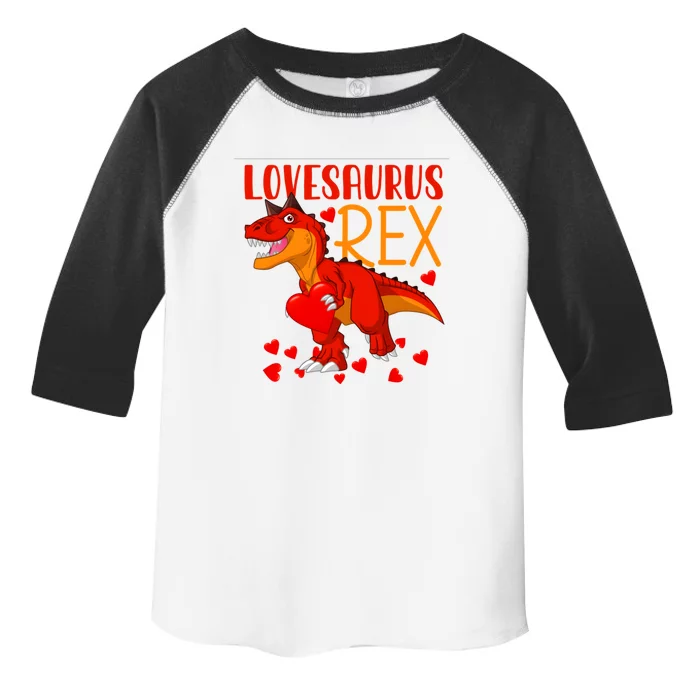 Lovesaurus T Rex Valentines Day Dinosaur Valentine Gift Toddler Fine Jersey T-Shirt