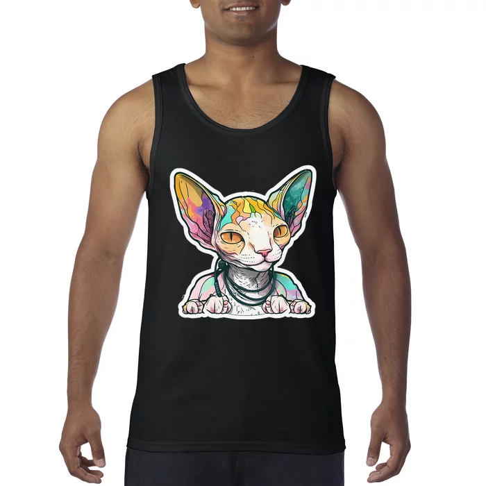 Lex the Rex Dj Ear Buds Tank Top