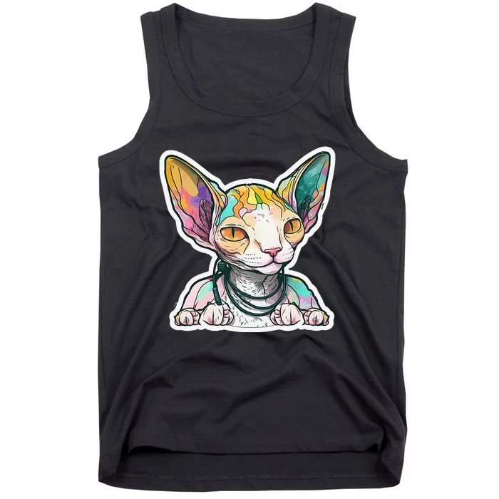 Lex the Rex Dj Ear Buds Tank Top