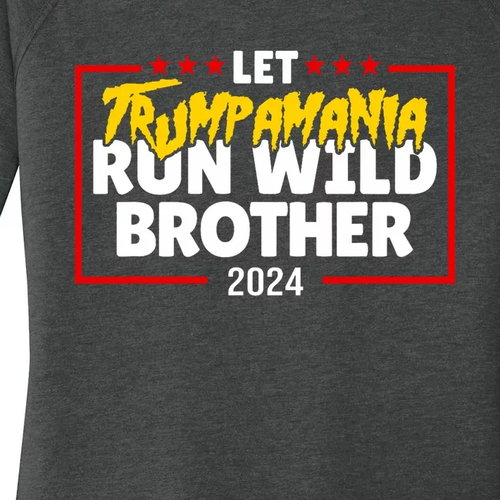 Let Trumpamania Run Wild Brother Trump 2024 Women's Perfect Tri Tunic Long Sleeve Shirt