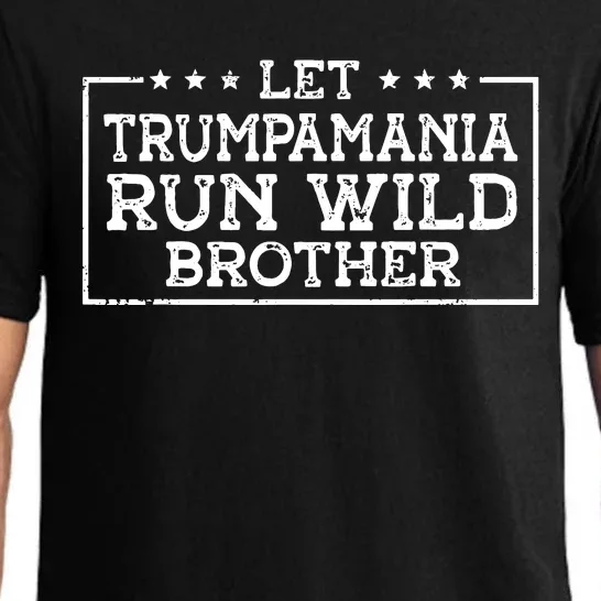 Let Trumpamania Run Wild Brother Trump 2024 Republican Pajama Set