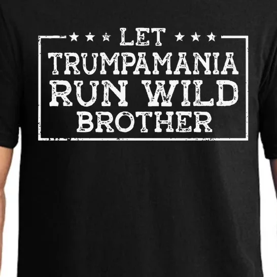 Let Trumpamania Run Wild Brother Trump 2024 Republican Pajama Set