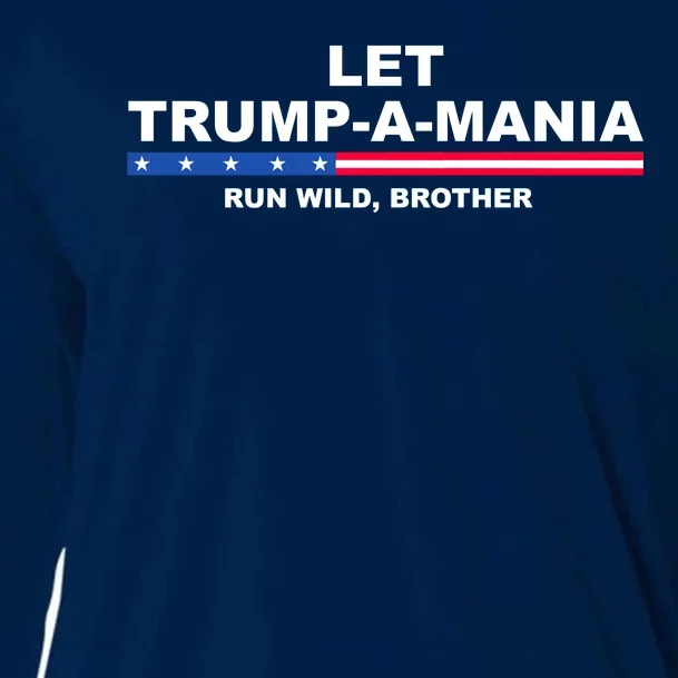 Let Trumpamania Run Wild Brother Pro Donald Trump Cooling Performance Long Sleeve Crew