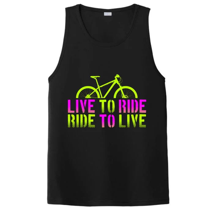 Live To Ride Ride To Live Bike Performance Tank