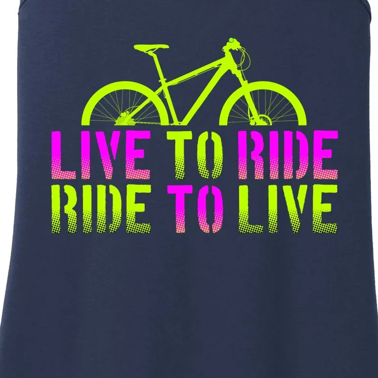 Live To Ride Ride To Live Bike Ladies Essential Tank