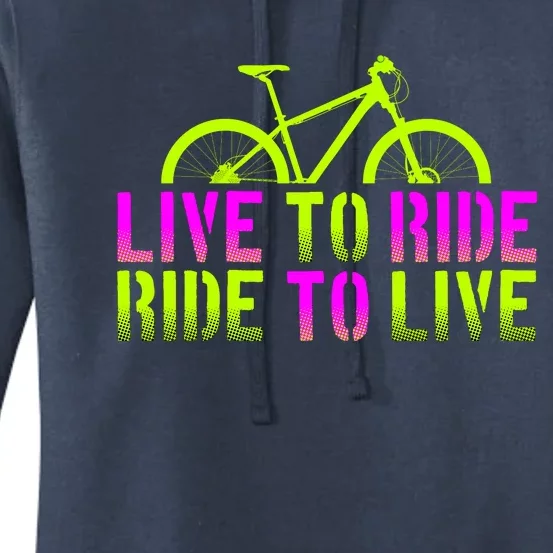 Live To Ride Ride To Live Bike Women's Pullover Hoodie