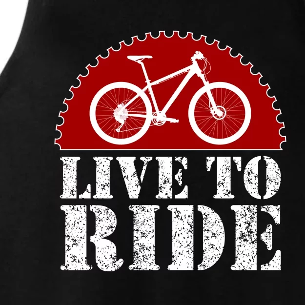 Live To Ride Biking Ladies Tri-Blend Wicking Tank