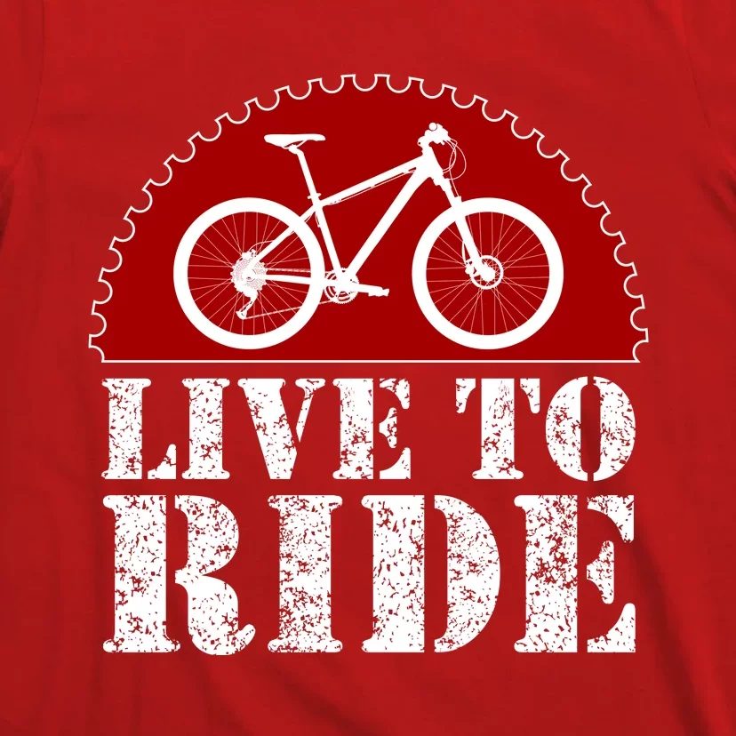 Live To Ride Biking T-Shirt