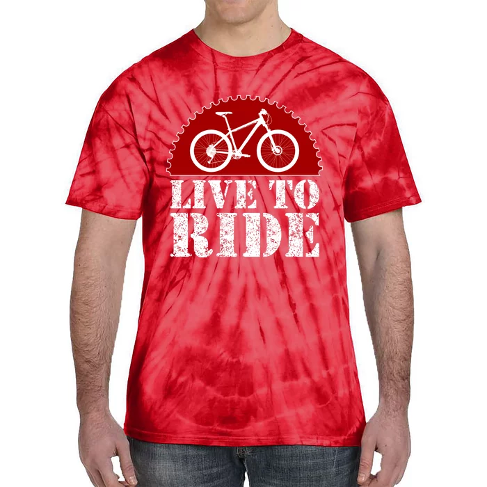 Live To Ride Biking Tie-Dye T-Shirt