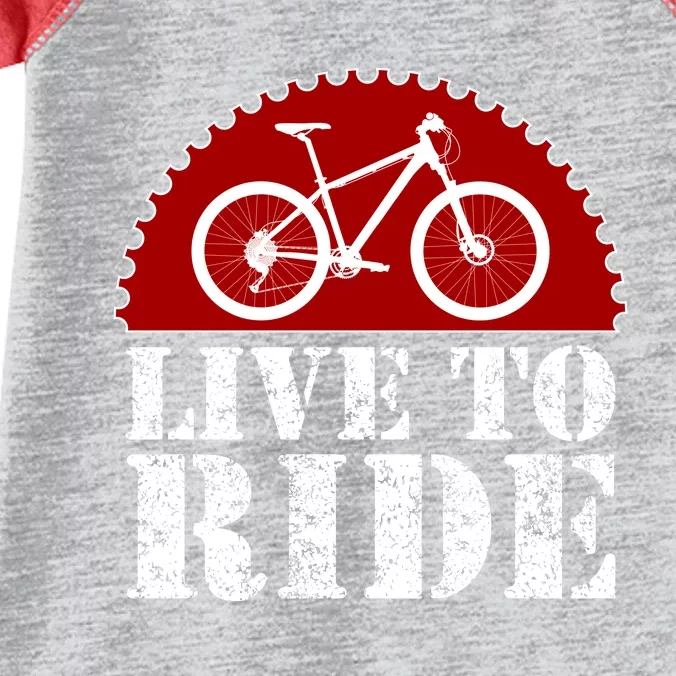 Live To Ride Biking Infant Baby Jersey Bodysuit