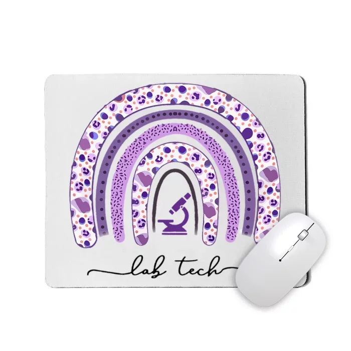 Laboratory Technician Rainbow Gift Lab Tech Mousepad