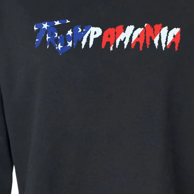 Let Trumpamania Run Wild Brother Trump 2024 Cropped Pullover Crew