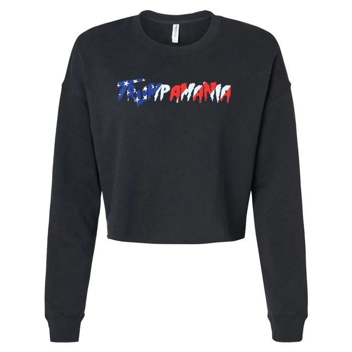 Let Trumpamania Run Wild Brother Trump 2024 Cropped Pullover Crew