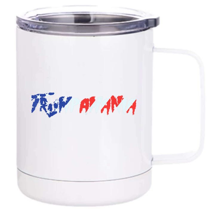 Let Trumpamania Run Wild Brother Trump 2024 Front & Back 12oz Stainless Steel Tumbler Cup