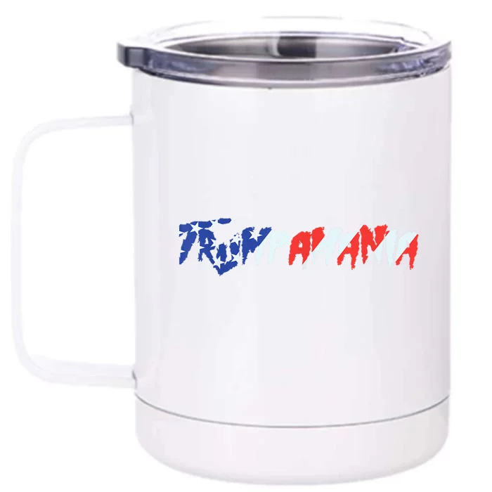 Let Trumpamania Run Wild Brother Trump 2024 Front & Back 12oz Stainless Steel Tumbler Cup