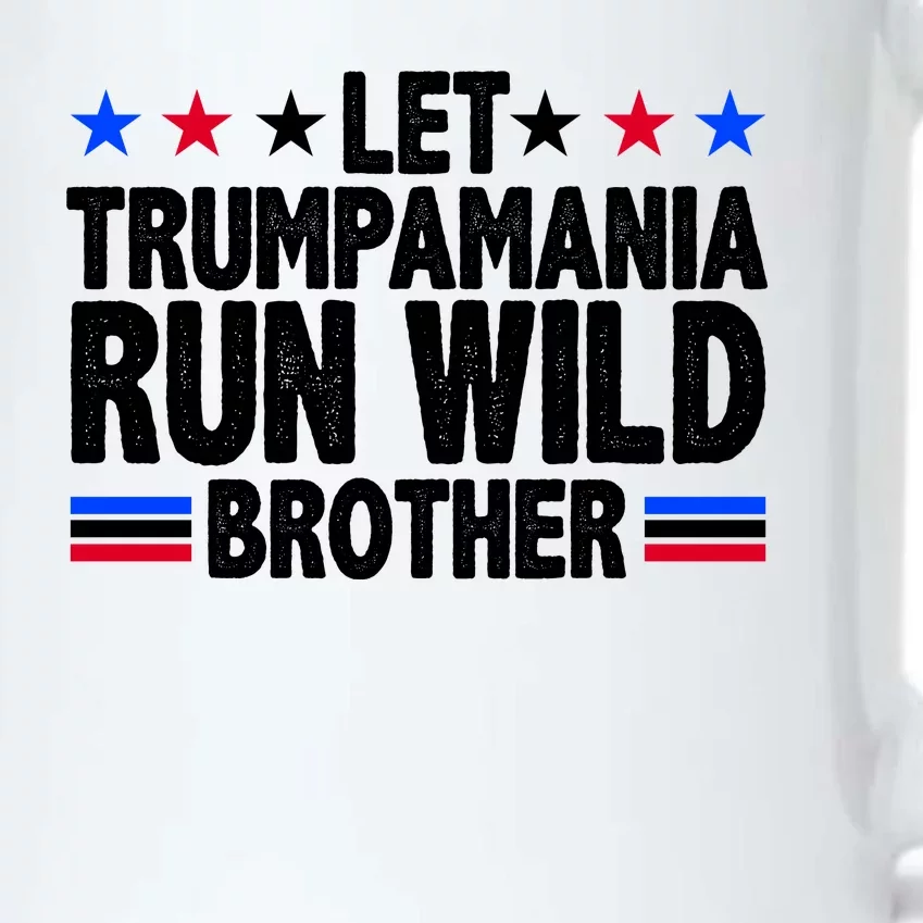 Let Trumpamania Run Wild Brother Pro Trump Black Color Changing Mug