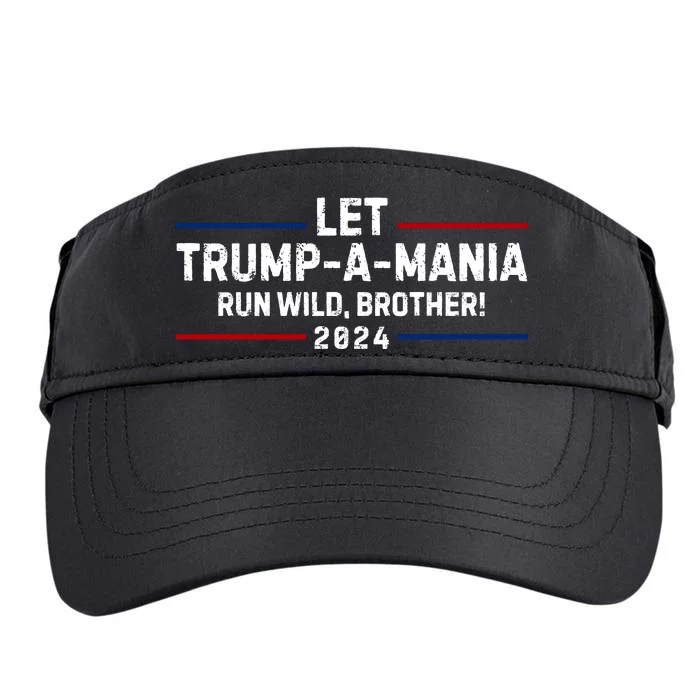 Let Trumpamania Run Wild Brother Adult Drive Performance Visor