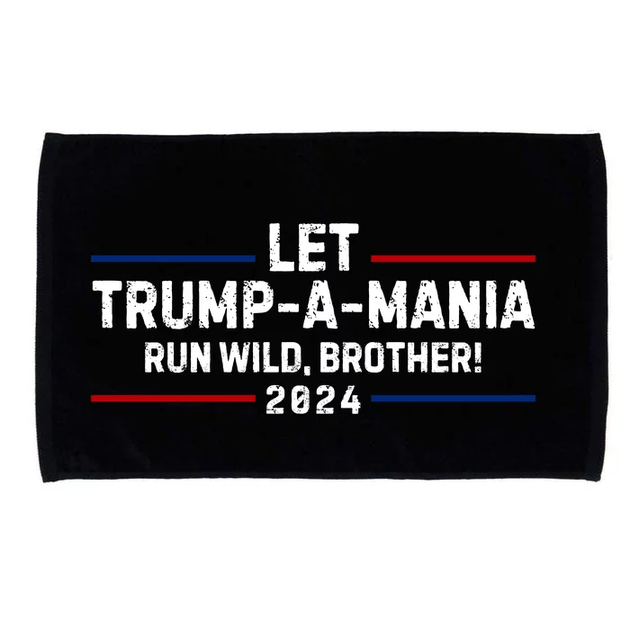 Let Trumpamania Run Wild Brother Microfiber Hand Towel