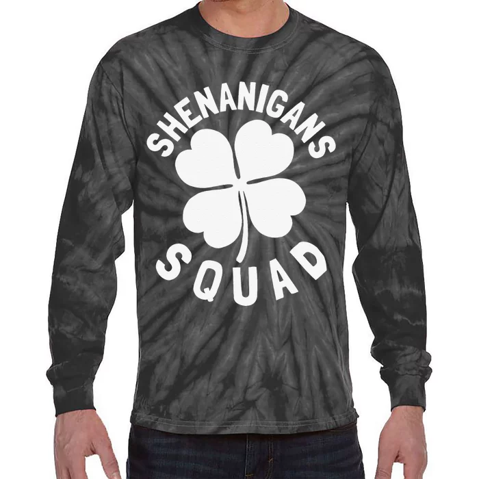 Let The Shenanigans St Patricks Day Drinking Party Irish Tie-Dye Long Sleeve Shirt