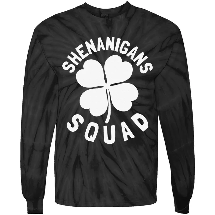 Let The Shenanigans St Patricks Day Drinking Party Irish Tie-Dye Long Sleeve Shirt