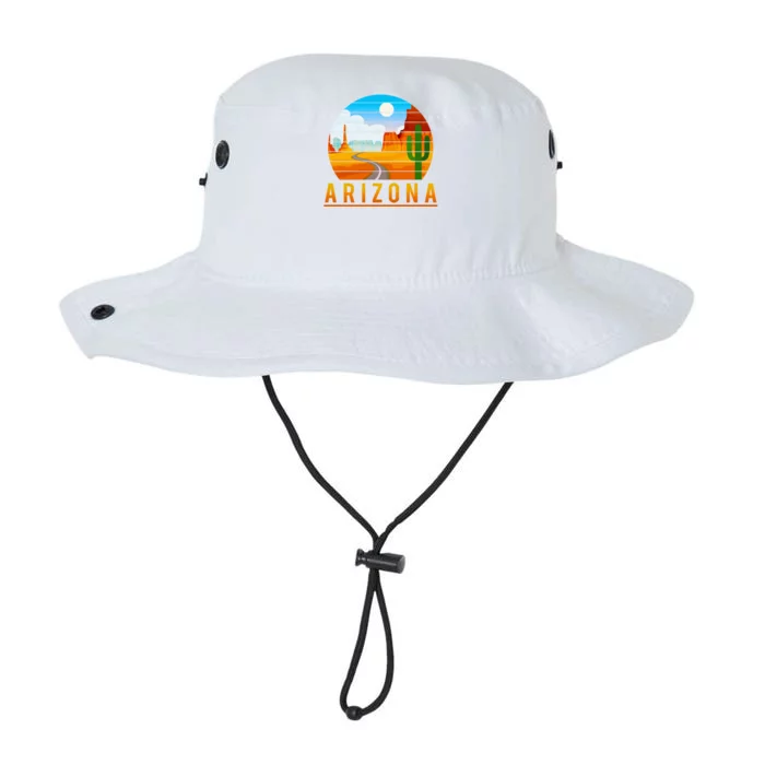 Love The State Of Arizona Desert Road And Saguaro Cactus Gift Legacy Cool Fit Booney Bucket Hat